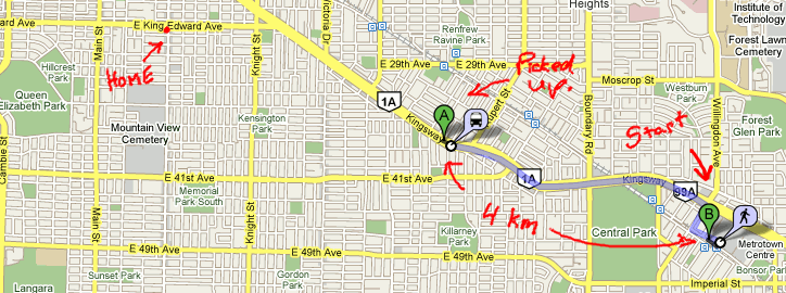 snow walk map